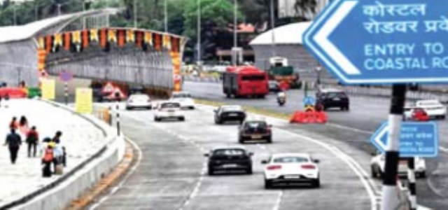 सागरी किनारा मार्गावर वेगाला ब्रेक!